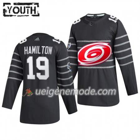 Kinder Carolina Hurricanes Trikot Dougie Hamilton 19 Grau Adidas 2020 NHL All-Star Authentic